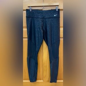 Women’s Nike Speckled & Mesh Knee Leggings